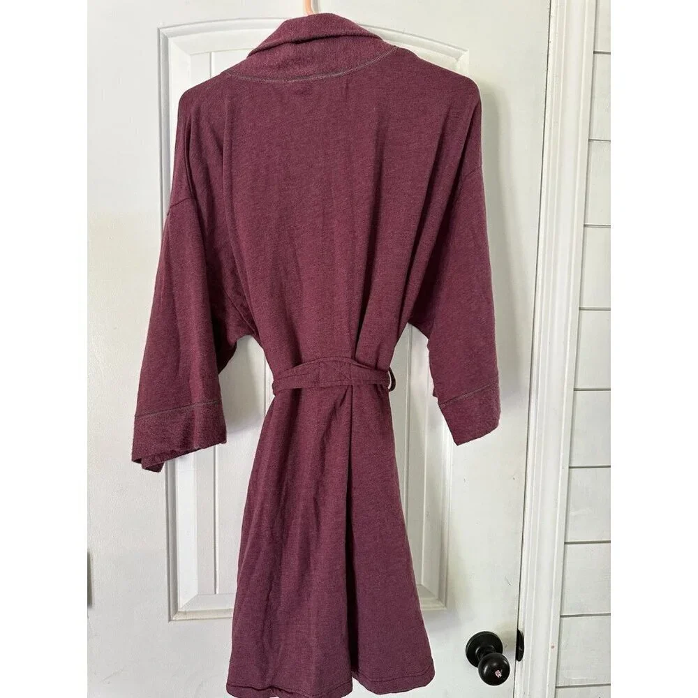 Stan Herman Women's Robe Large Burgandy